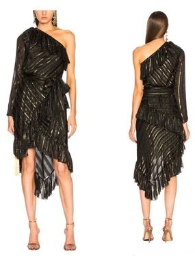 PHILOSOPHY DI LORENZO SERAFINI One Shoulder Asymmetrical Dress